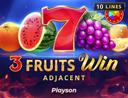 3 Fruits Win: 10 Lines