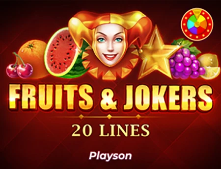 Fruits & Jokers: 20 lines